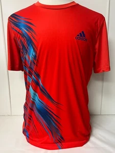 Shirt Soccer Jersey Adidas Boy sz M Red Short Sleeve - Picture 1 of 8