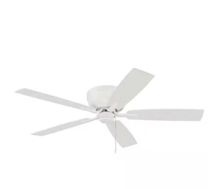 CRAFTMADE Pro Plus Hugger 52 in. 3-Speed Reversible Motor Ceiling Fan in White - Picture 1 of 5