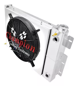 3 Row MN Radiator,16" Fan,Shroud,1.25,1.5-1967-1969 Camaro Small LS Swap - Bild 1 von 9