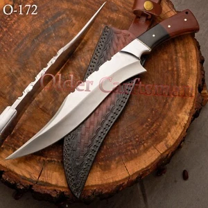 VIKINGS BOWIE CUSTOM MADE D2 TOOL, OUTDOOR, CAMPING, HUNTING, SURVIVAL- O172 - Picture 1 of 9