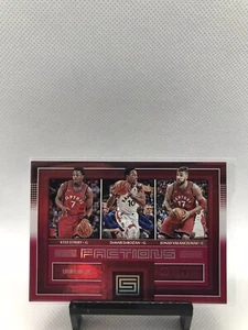 2017-18 Panini Status Factions Lowry DeRozan Valanciunas Red /299 Raptors #3 - Picture 1 of 2