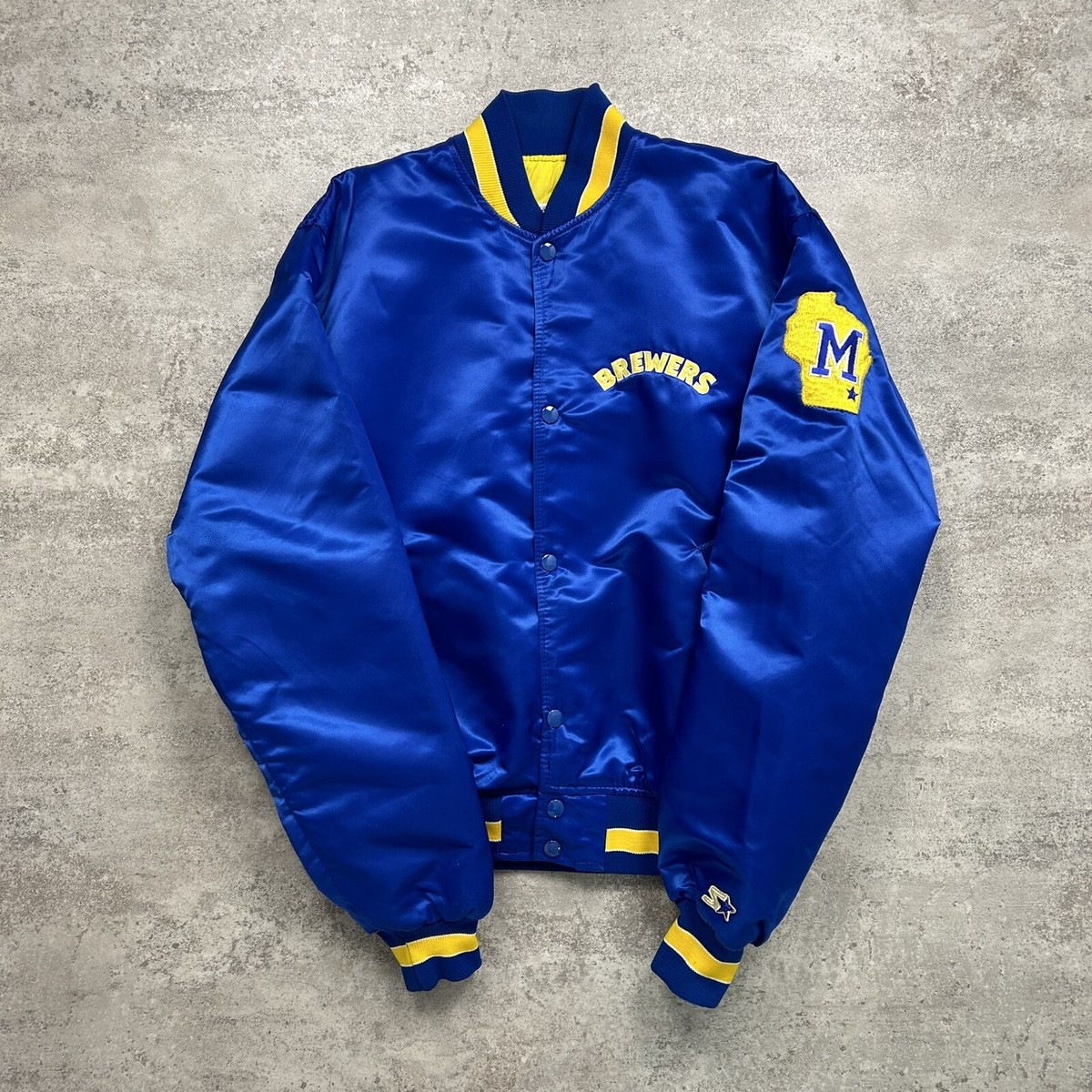 Starter Milwaukee Brewers MLB Jackets for sale | eBay Starter Milwaukee Brewers MLB Jackets for sale | eBay
