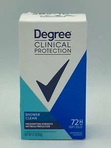 Degree Clinical Protection Antiperspirant Deodorant Shower Clean 1.7oz - Picture 1 of 6