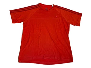 Camiseta hombre Adidas talla L roja naranja Essentials Clima List Cotton Top - Imagen 1 de 14