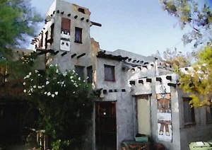 Desert Hot Springs, Kalifornien ""Cabot's Pueblo Museum"" 5x7 Palm Springs - Bild 1 von 1