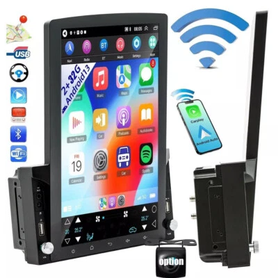 10.1 " Android Car Multimedia Player GPS Wifi Radio Audio Stereo Vertical Screen - Image 1 of 4