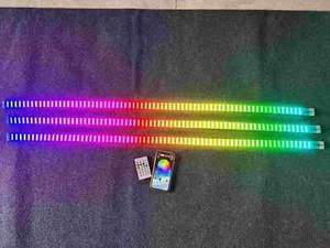 3PCS 1.2Meters 4FT Quad Row Dream Color illuminated CHASING Strips For Slingshot - Picture 1 of 16