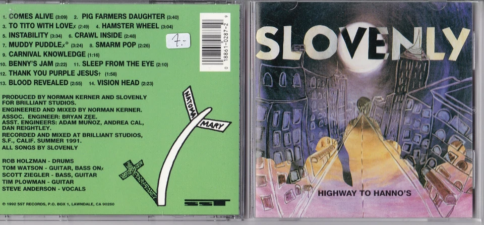 Slovenly ‎-Highway To Hanno's- CD SST Records near mint - Bild 1 von 1