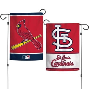 ST. LOUIS CARDINALS 12"X18" 2-SIDED GARDEN FLAG NEW WINCRAFT 🐦 - Picture 1 of 1