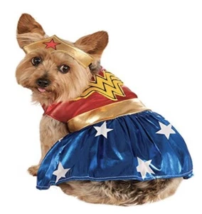 NWT-DC Comics Wonder Woman M Pet Costume - Picture 1 of 8