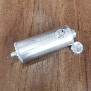CNC Universal Aluminum 1L Power Steering Fluid Tank Reservoir P/S -6AN -10AN - Imagen 1 de 5
