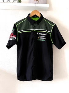 New Kawasaki Big Logo Short Sleeve Shirt - sz S - Picture 1 of 9