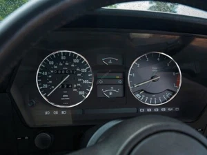 Fits: BMW 6 E24 1975-1989 Gepolijste aluminiumringen voor de instrumentenset x2 - Picture 1 of 8