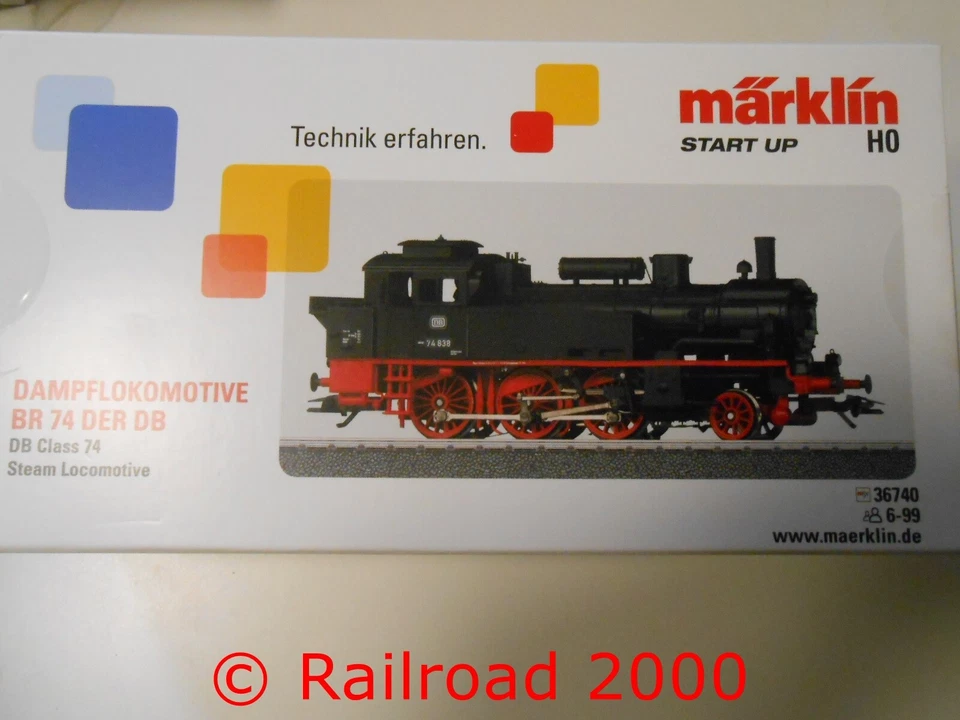 Märklin 36740 Märklin Start up - Tenderlokomotive Baureihe 74, NEU + OVP - Bild 1 von 1