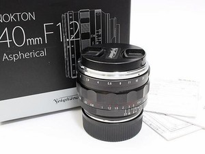 Voigtlander Nokton 40mm F1.2 VM Standard Prime Lens Excellent/Mint Japan F/S