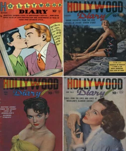 1949 - 1950 paquete de cómics Hollywood Diary - 5 libros electrónicos en CD - Imagen 1 de 4