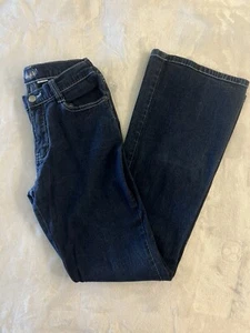 Y2K Angels Flared Jeans Woman’s size 7 Dark Wash - Picture 1 of 5