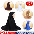One Piece Amira Hijab Khimar Pull On Ready Made Instant Scarf Women Muslim Niqab