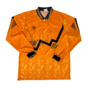 UMBRO 90s Vintage Football Shirt XL Herren Orange Training Fußball Trikot - Bild 1 von 7
