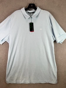 Travis Mathew Golf Polo Herren Extra Large Blau The Heater Herren Kurzarm Neu mit Etikett - Bild 1 von 14