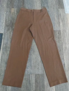 Rafaella Damen braun hohe Taille Reißverschluss vorne Anzughose braun Größe 8 Stretch - Bild 1 von 3