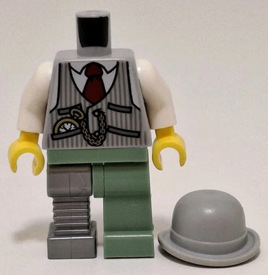 LEGO Monster Fighters Minifigura Doctor Rodney Rathbone SIN CABEZA Foto 1 de 2