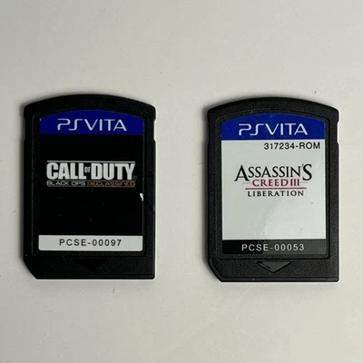 Assassins Creed III Liberation + Call Of Duty Black Ops Declassified - PS Vita Foto 1 de 4