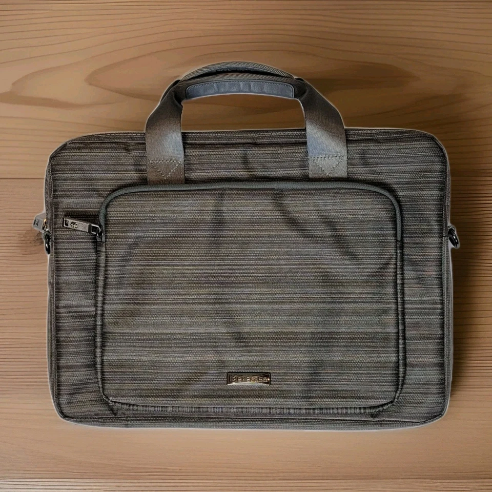 Maletín gris con funda para portátil Evecase 11"x15" Foto 1 de 4