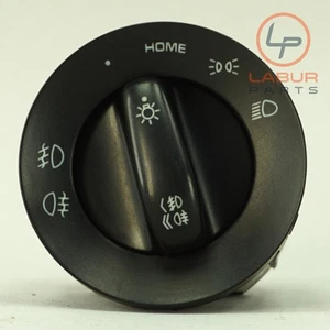 05-12 Porsche Boxster Cayman Dash Headlight Headlamp Control Switch Black K1032 - Bild 1 von 7