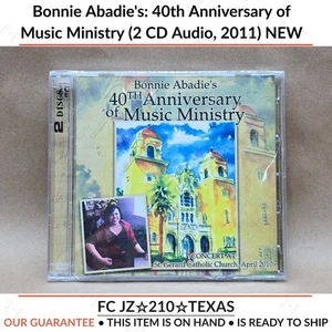 Bonnie Abadie's: 40th Anniversary of Music Ministry (2 CD Audio, 2011) NEW  - Imagen 1 de 7