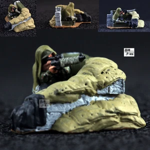Homemade 1/72 Battlefield Snipers And Bunkers 1-persons Finished Model Toys - Picture 1 of 5