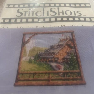 Kind Stitchworks Kit Old Faithful Yellowstone National Park Cross Stitch - Picture 1 of 2
