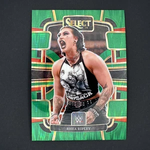 2024 Panini Select WWE - Rhea Ripley #32 Concourse Level Green Flash Prizm - Picture 1 of 2