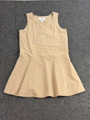 Vestido de día escolar Athleta niña beige talla mediana 8-10 uniforme color caqui tostado Foto 1 de 4