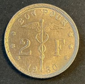 Belgique - Albert Ier - Jolie monnaie de 2 francs 1930 FR (5) - Bild 1 von 2