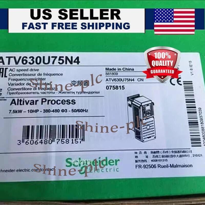 For  SND ATV630U75N4 frequency converter  and authent 7.5KW US Free TAX - Image 1 of 1