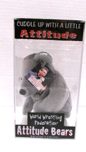 1999 WWF WWE OFFICIAL ATTITUDE BEAR - Mr. McMahon Vince - Case & TAG - Picture 1 of 6