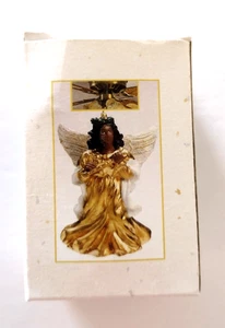 Nuevo con etiquetas Ángel Negro Vintage * Vestido Dorado * Tirador de Abanico - Imagen 1 de 8
