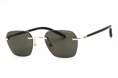 Gafas de sol Mont Blanc MB0270S 001 marco dorado lentes grises 51 mm Foto 1 de 4