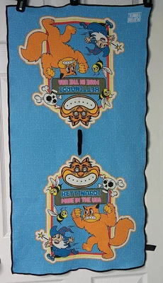 Bettinardi Fat Cat Videojuego Jugadores Golf Toalla Iconos Aguijón Abeja Mago Foto 1 de 4