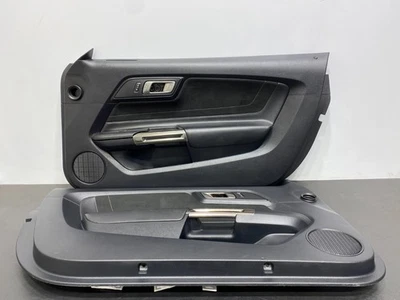 2016 FORD MUSTANG GT350 OEM DOOR PANEL PAIR DRIVER PASSENGER SUEDE LEATHER USED - Image 1 of 4