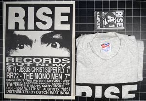 RISE RECORDS - PRE MAN'S RUIN RECORDS - PROMOTIONAL KIT - FRANK KOZIK - TSHIRT - Picture 1 of 4