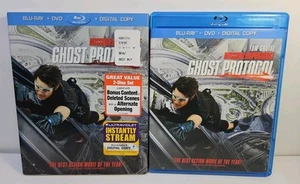 Mission: Impossible: Ghost Protocol (Blu-ray + DVD, 2011, Slipcover) Simon Pegg - Foto 1 di 8