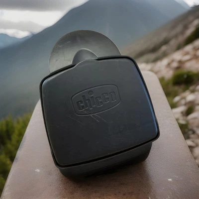 Chicco KidFit MyFit GoFit Car Booster Seat Kid Cup Holder Snack Box Black - Image 1 of 4