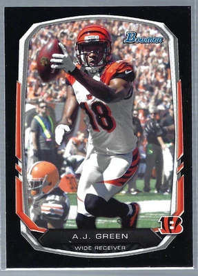 2013 Bowman #80 A.J. Green Cincinnati Bengals - Image 1 of 2