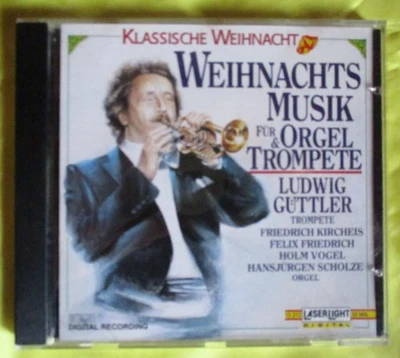 CD Weihnachtsmusik für Orgel & Trompete von Ludwig Güttler - Bild 1 von 2