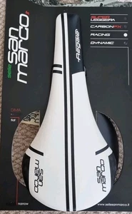 Selle San Marco Saddle Regale Racing Xlsite Rails 278*138mm white black - Picture 1 of 5
