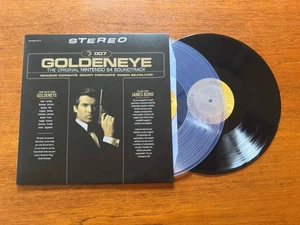 GOLDENEYE 007 N64 video game Soundtrack 2xLP Vinyl record Clear/Black VGM - Imagen 1 de 3