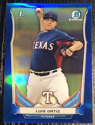 2014 Bowman Draft Blue Refractors #26 Luis Ortiz /399 - Image 1 of 2