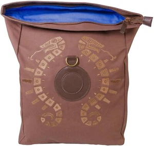 Musterbrand BROWN Zelda Backpack Link Shield Water-Repellent Roll-Top, US ONE - Picture 1 of 6